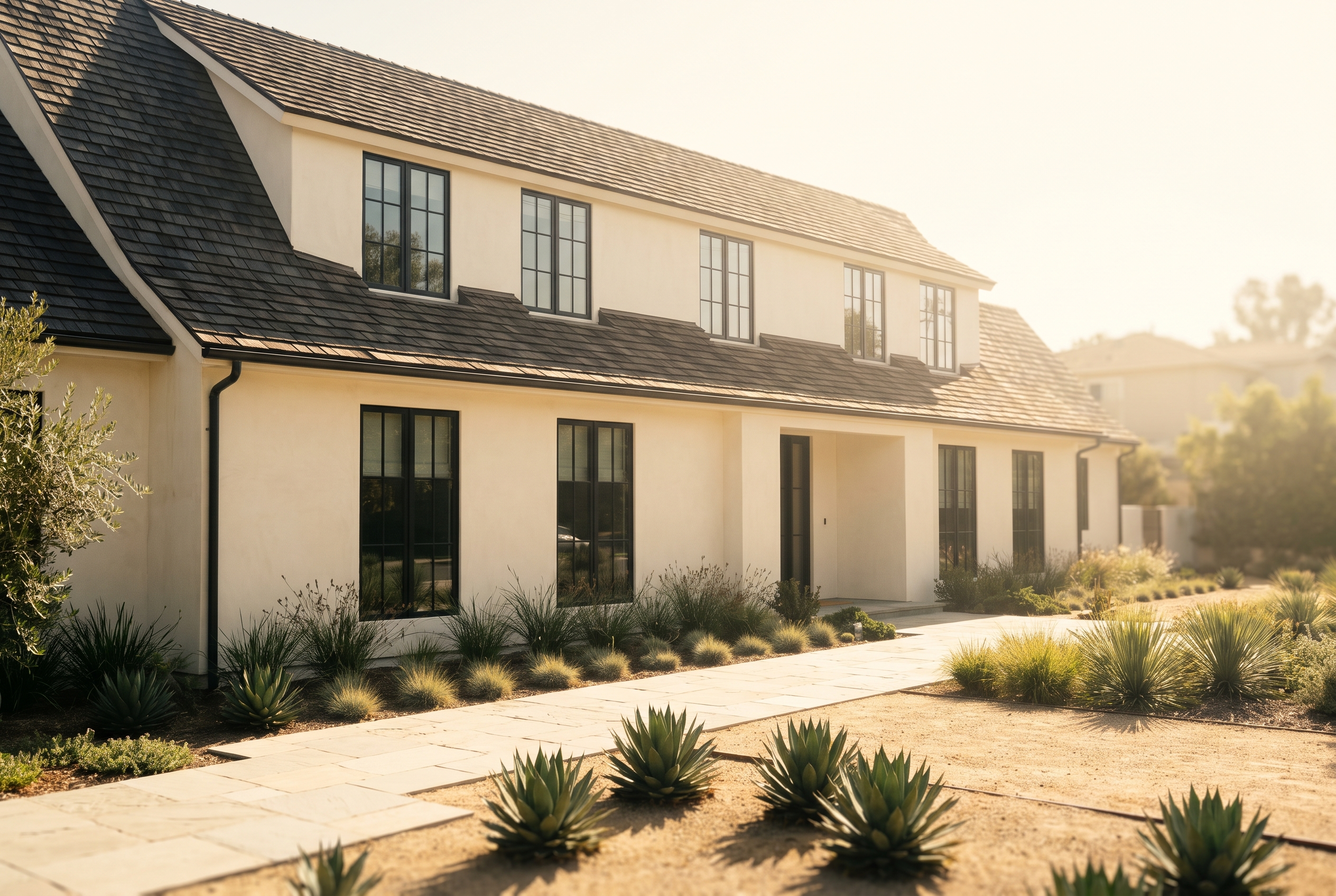 Completed second-story addition matching the original architecture