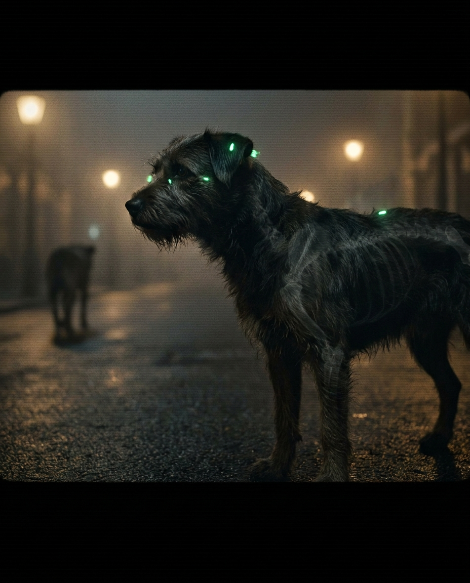Le tre spie del cane a raggi X