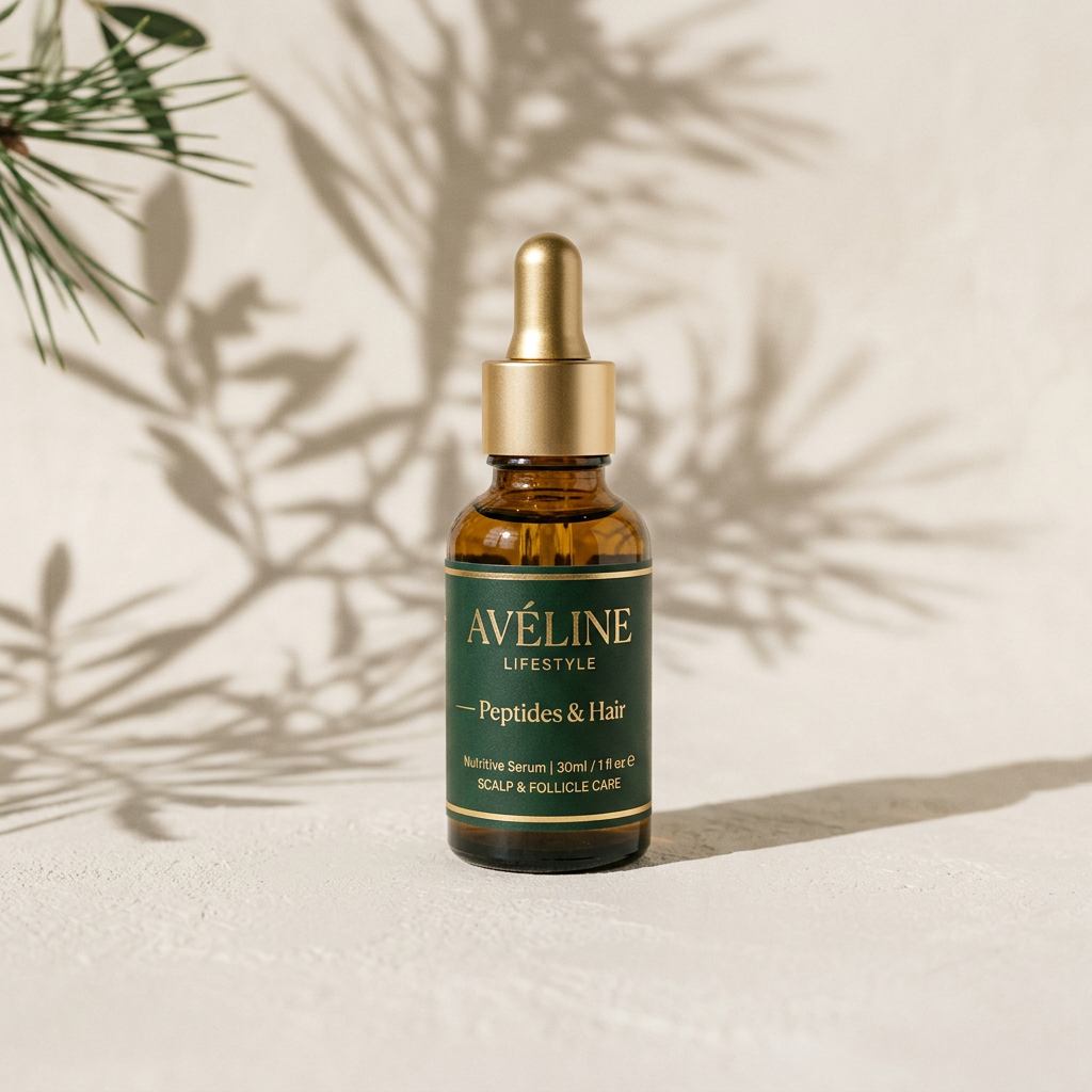 AVÉLINE Peptides and hair serum vial