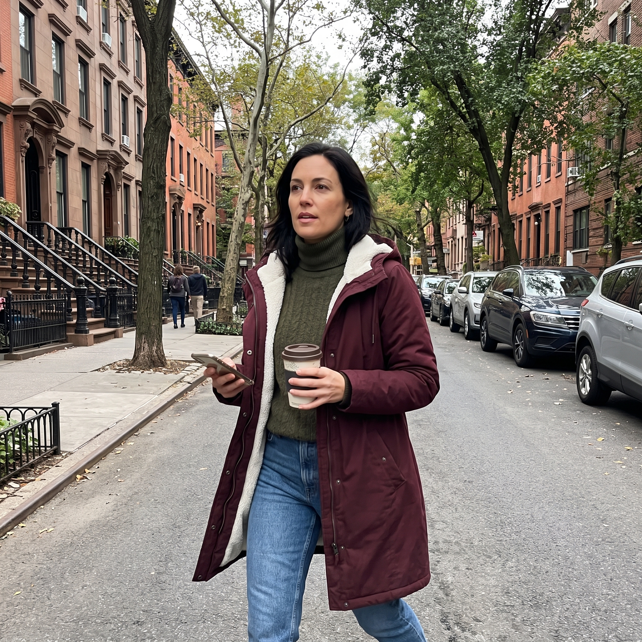 Marjorie Cozy Hooded Weatherproof Coat