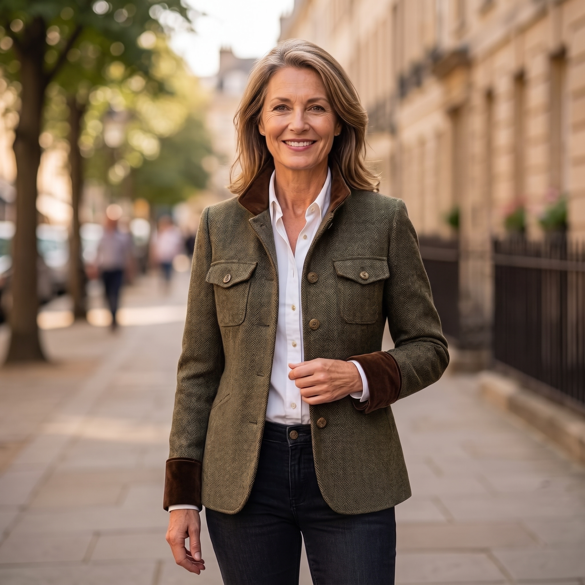 Olivia Elegant Everyday Jacket detail