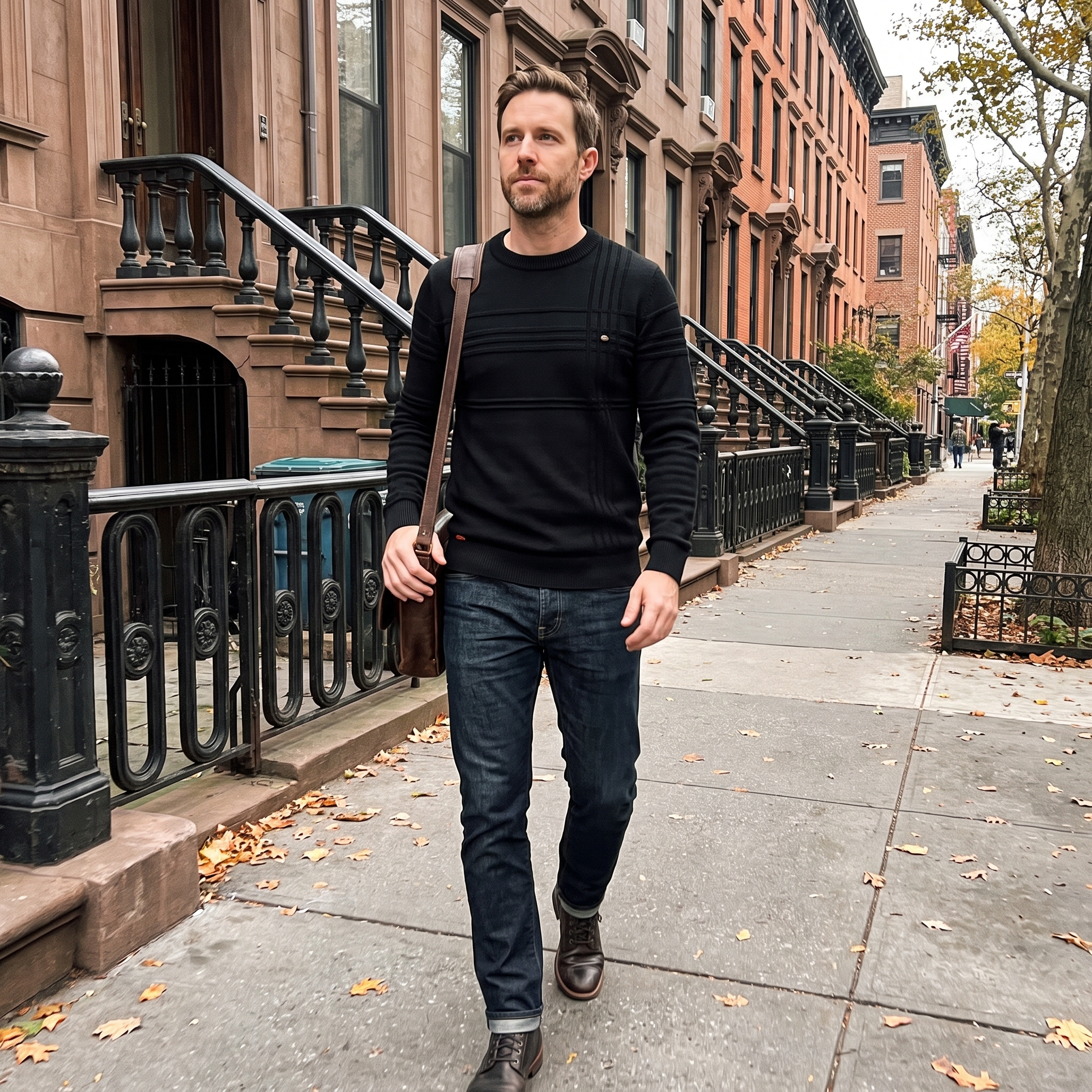 Sullivan Grid-Knit Sweater