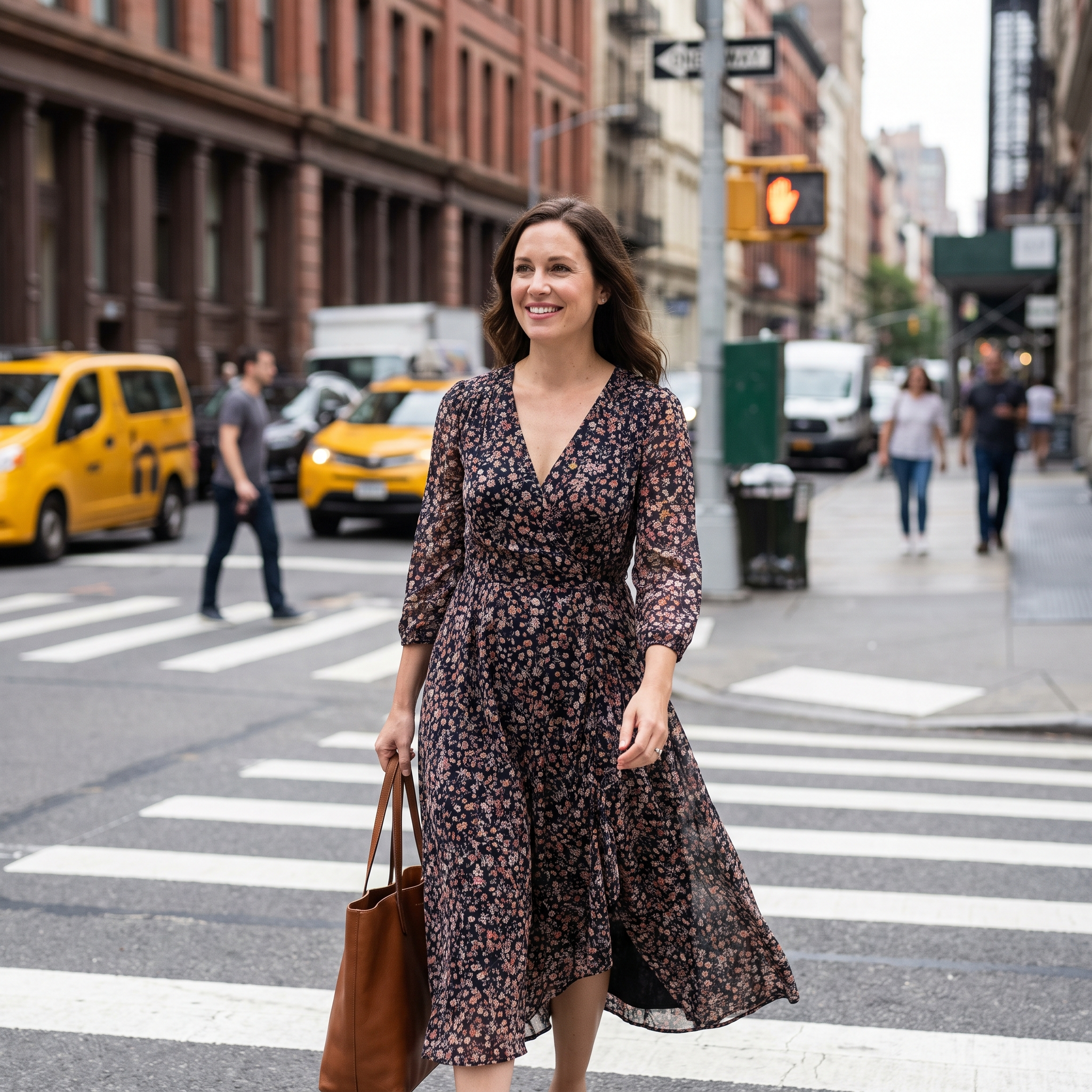 Monica Elegant V-Neck Dress