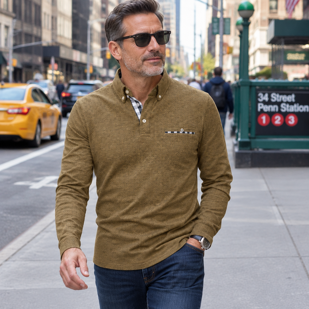 Kevin Stylish Long-Sleeve Shirt