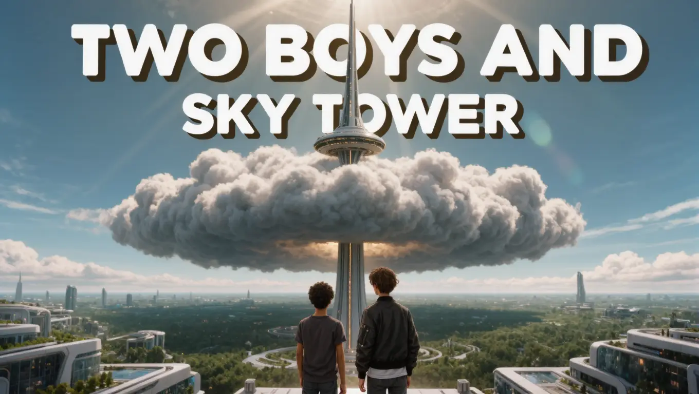 TWO BOYS and SKY TOWER
