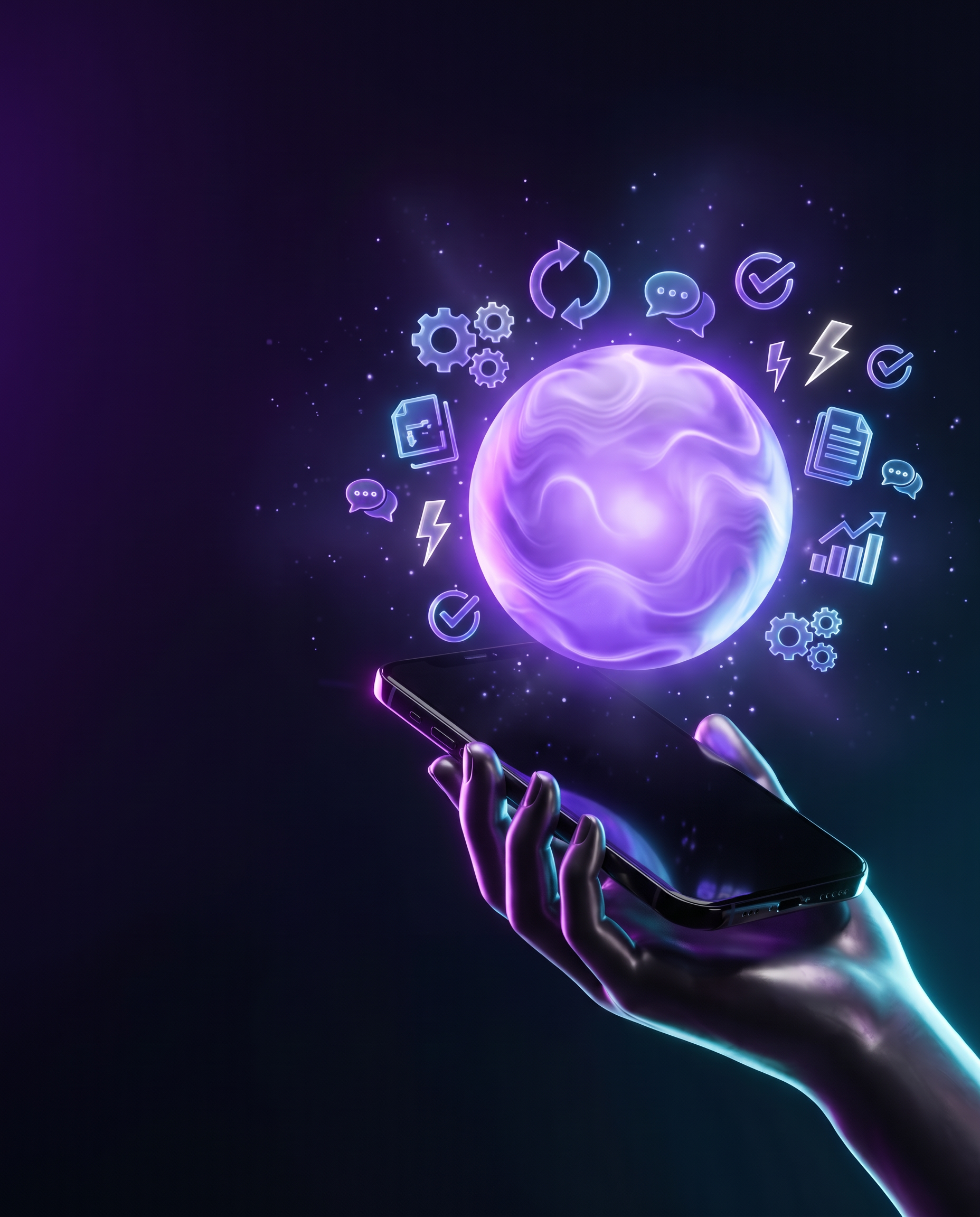 AI automation workflow visualization