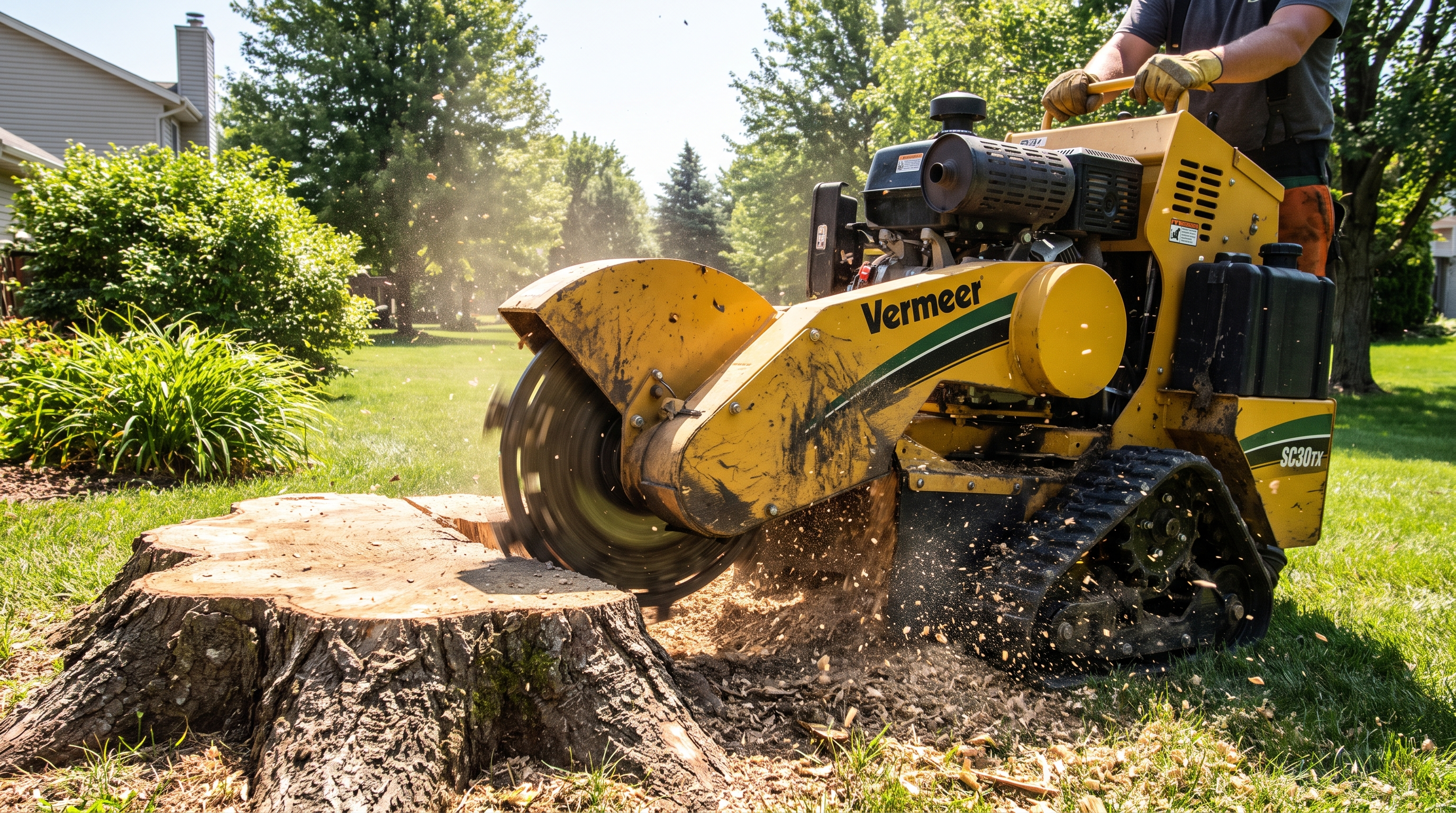 Stump grinding