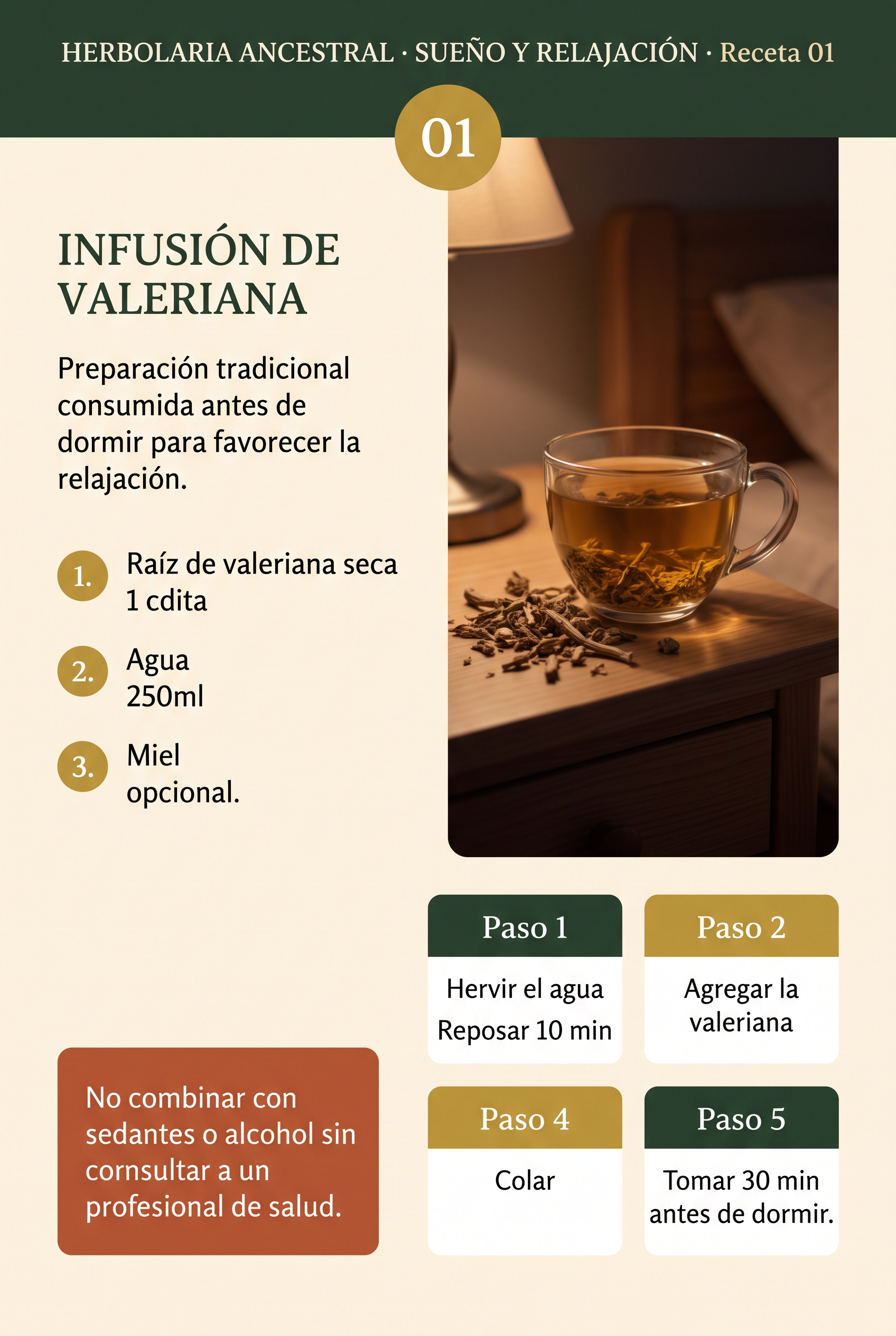 Receta sueño