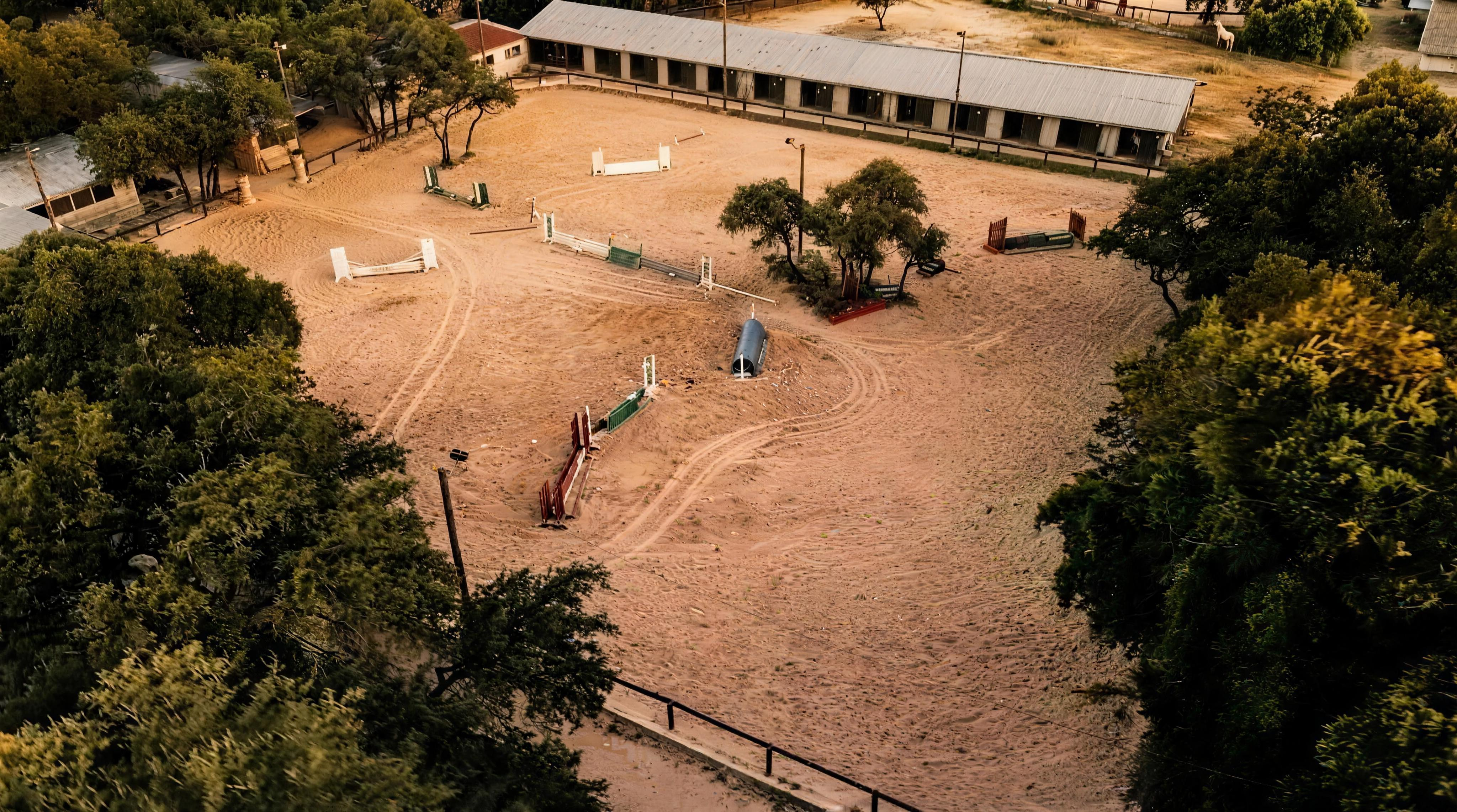 Aerial view of Ring 2 and the surrounding facility