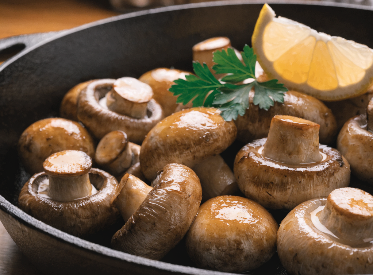 Garlic Butter Skillet Mushrooms