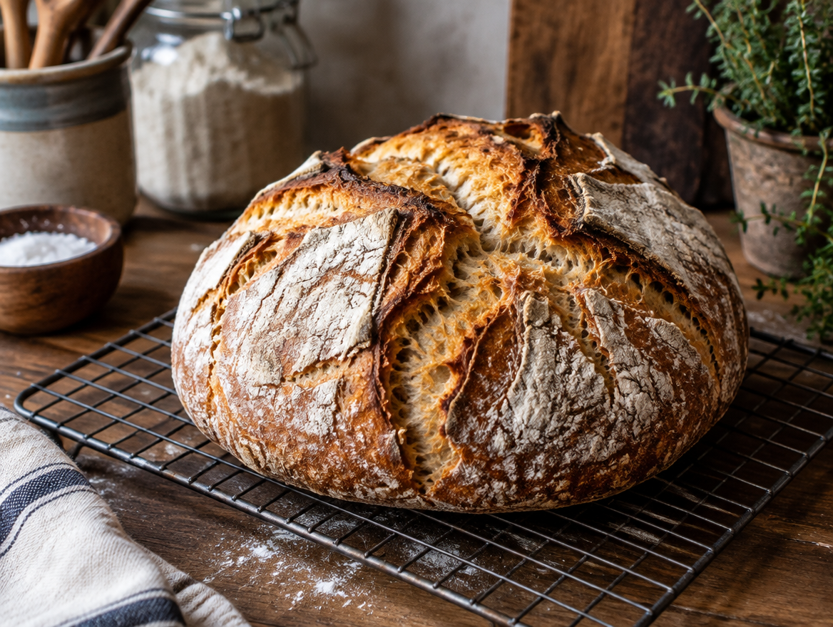 No-Knead Artisan Bread