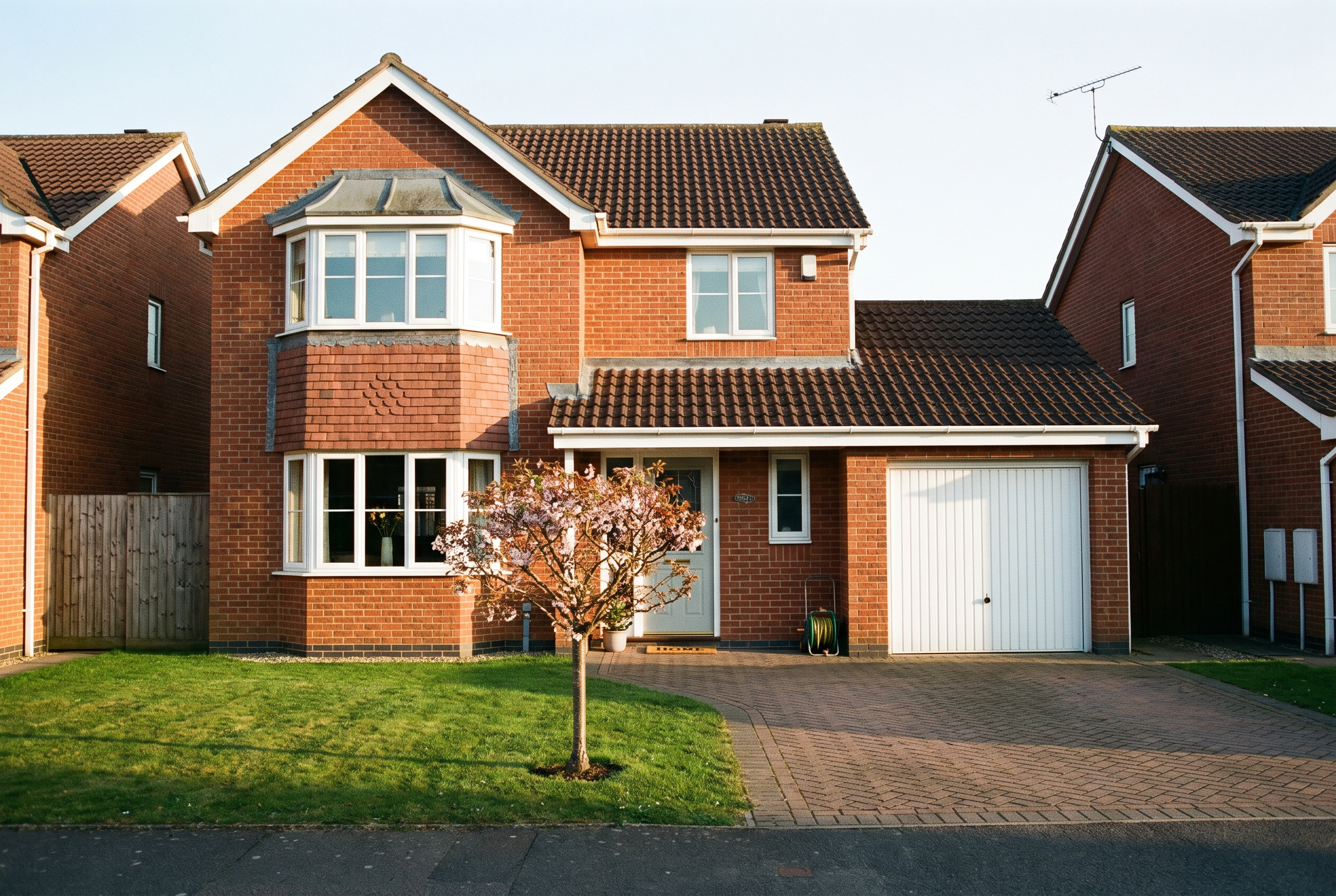 1990s detached family house on a Midlands cul-de-sac