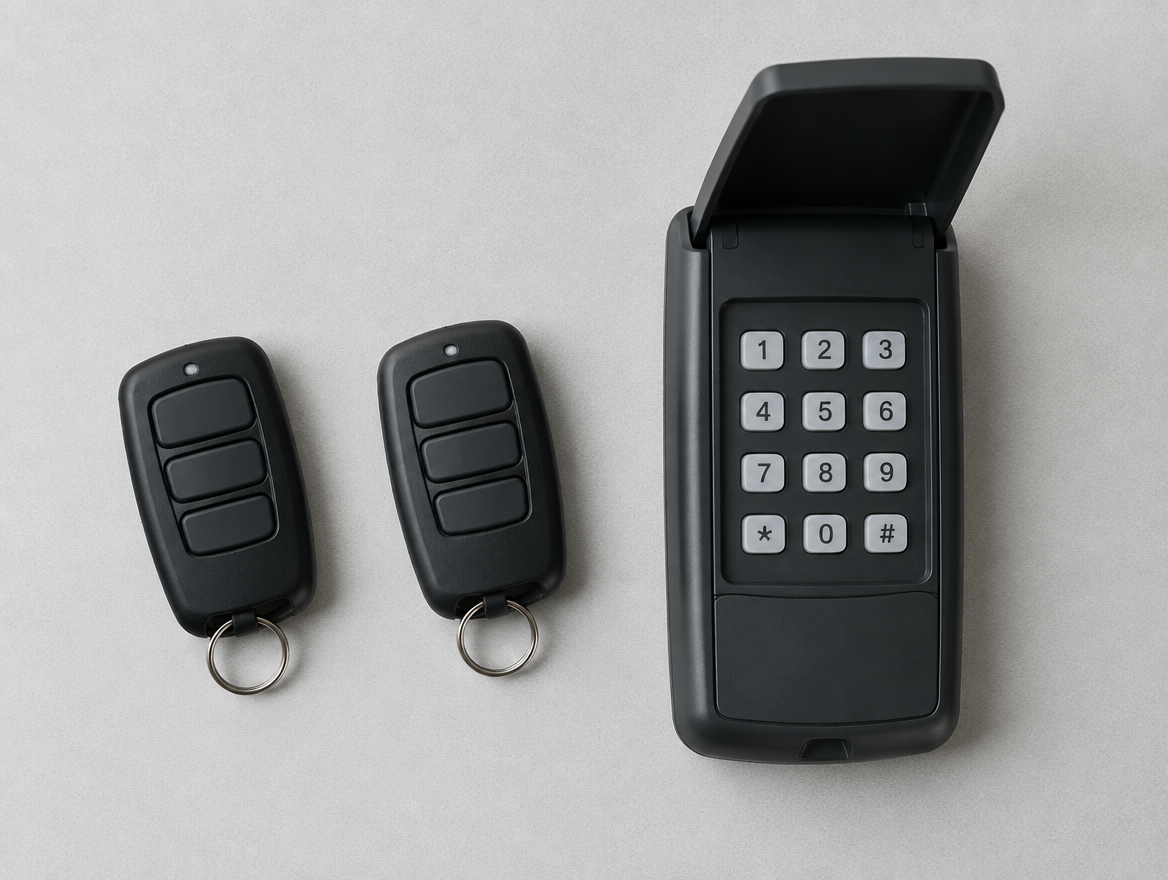 Illustrative image of garage door remote replacement