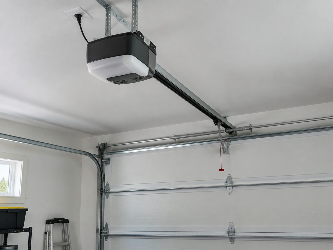 Illustrative image of garage door automation