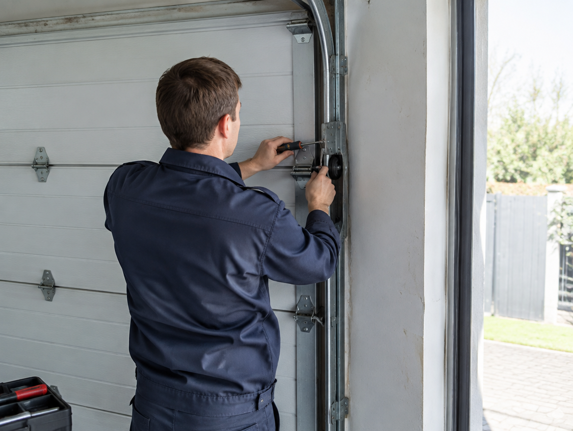 Illustrative image of garage door repairs