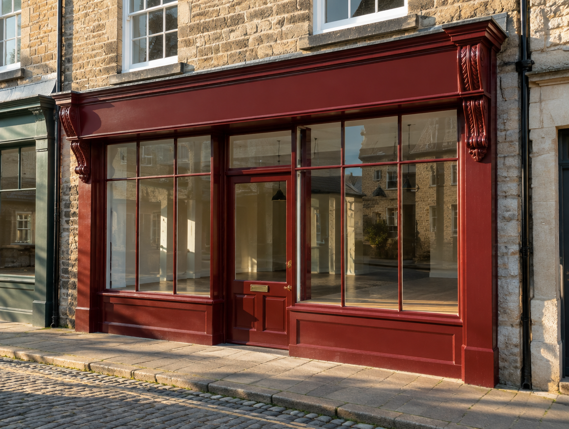 Timber shopfront (illustrative image)