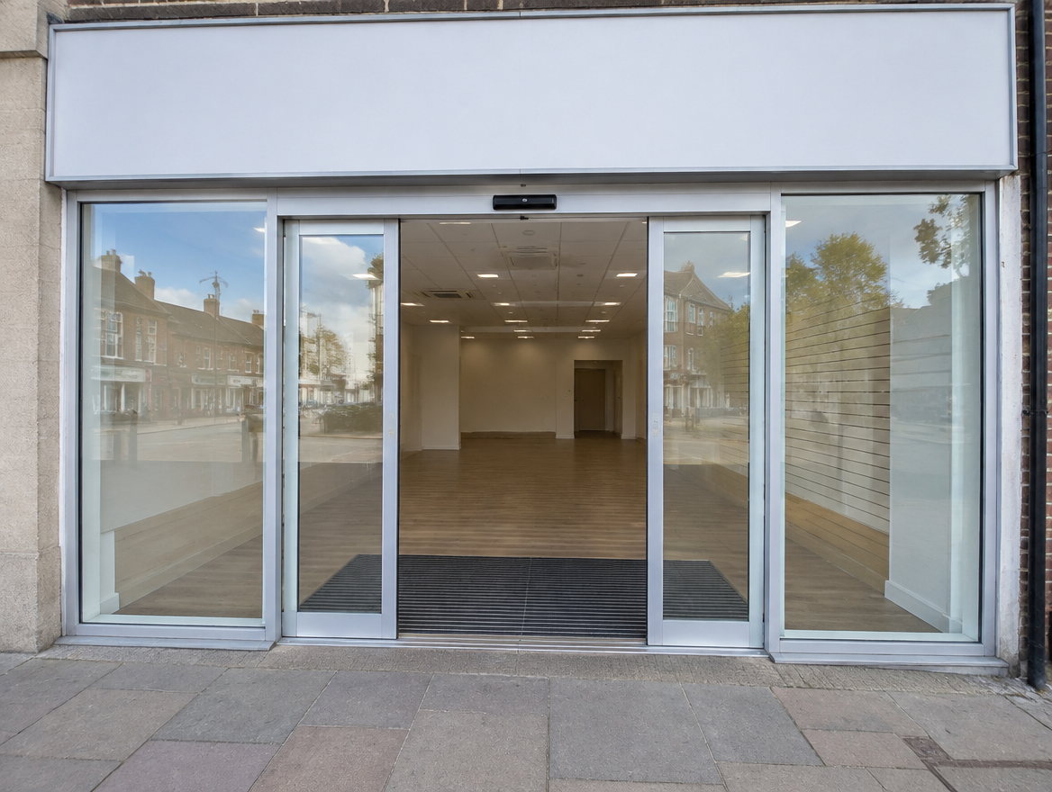 Automatic sliding doors (illustrative image)