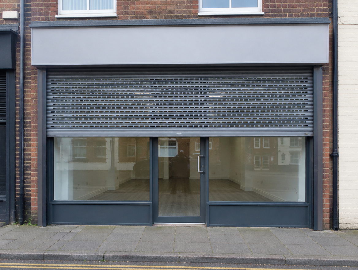 Perforated roller shutter (illustrative image)