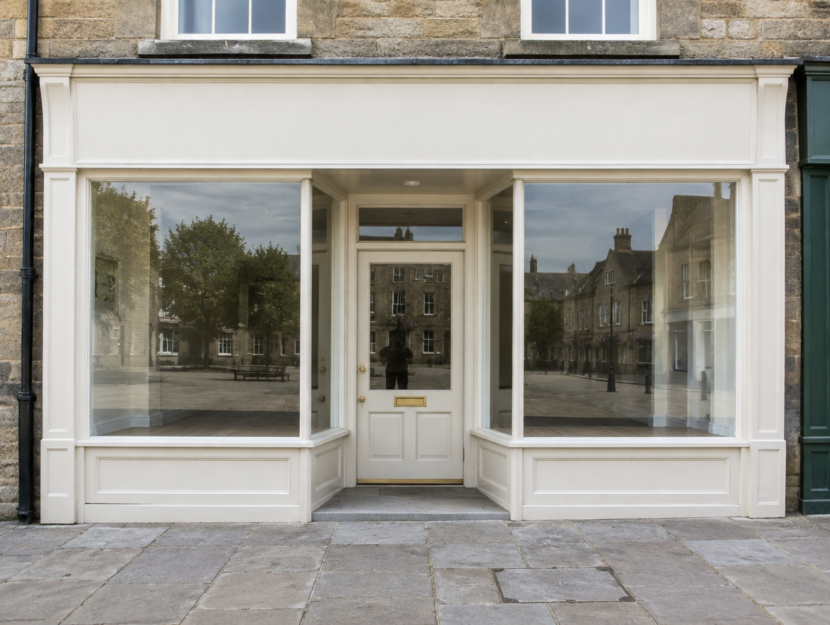 Timber shopfront (illustrative image)