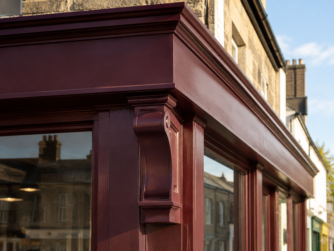 Timber shopfront (illustrative image)