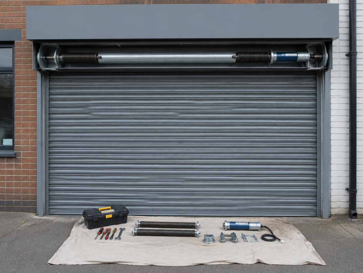 Roller shutter repair (illustrative image)