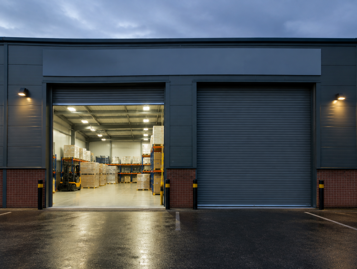 Insulated roller shutter (illustrative image)