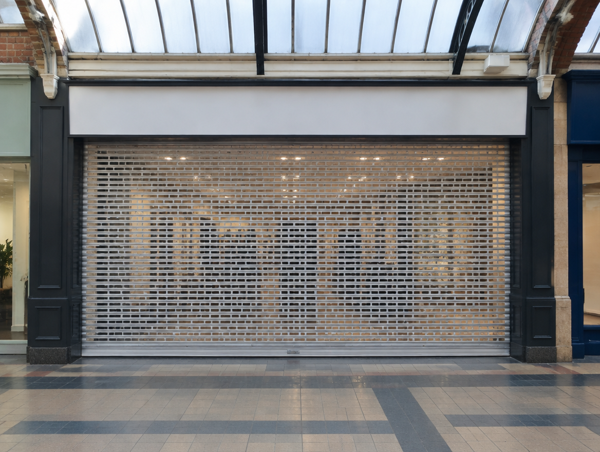 Perforated roller shutter (illustrative image)