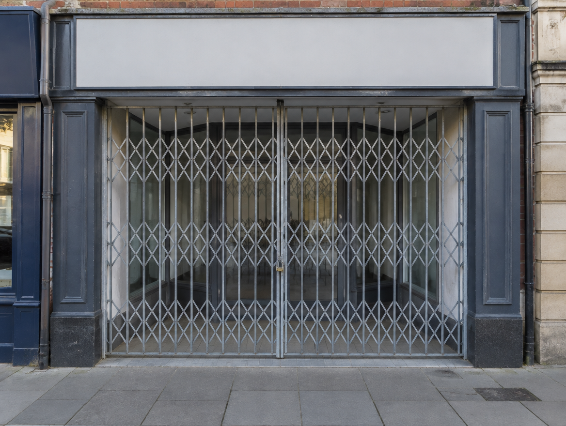 Security grille (illustrative image)