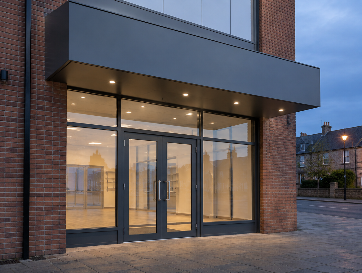 Awning over a shopfront (illustrative image)