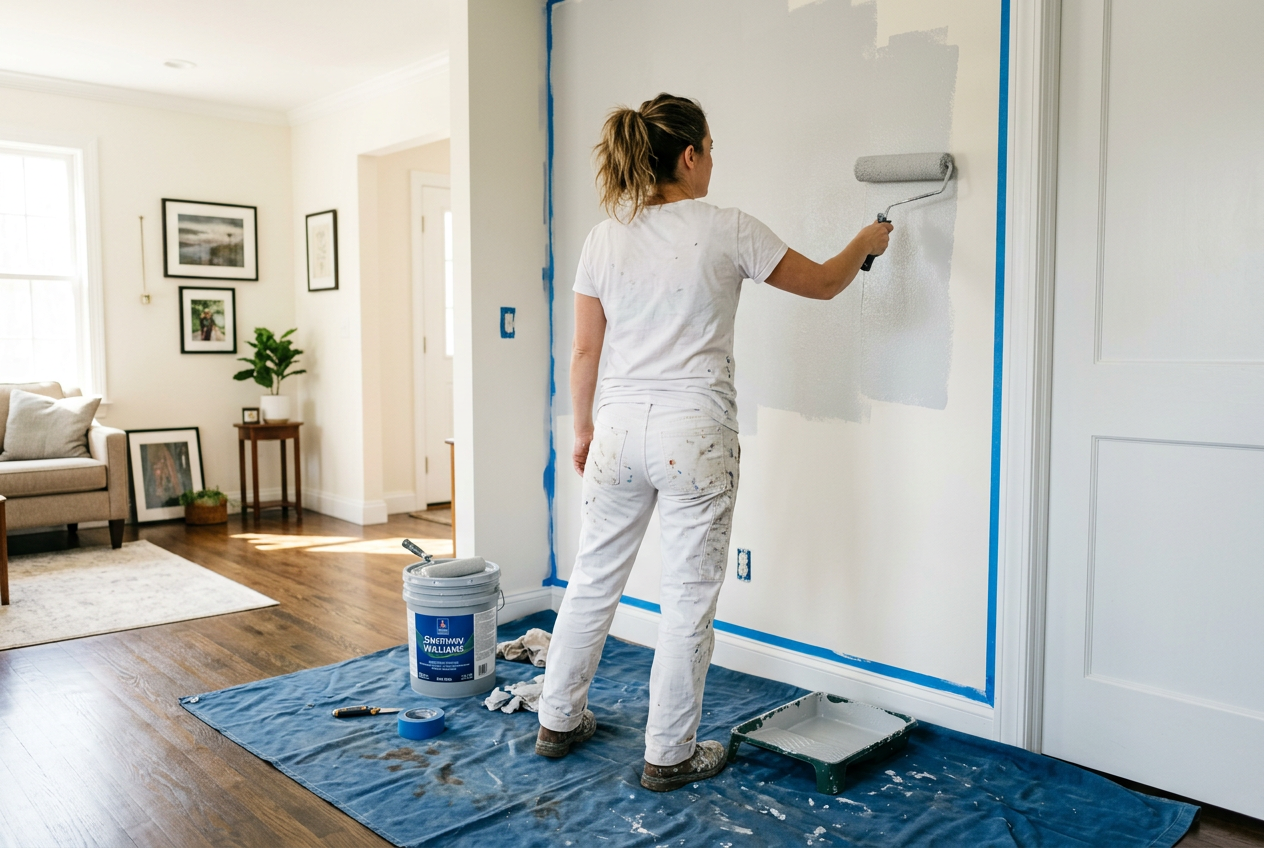 Interior & Exterior Painting project by Vidalon Construction