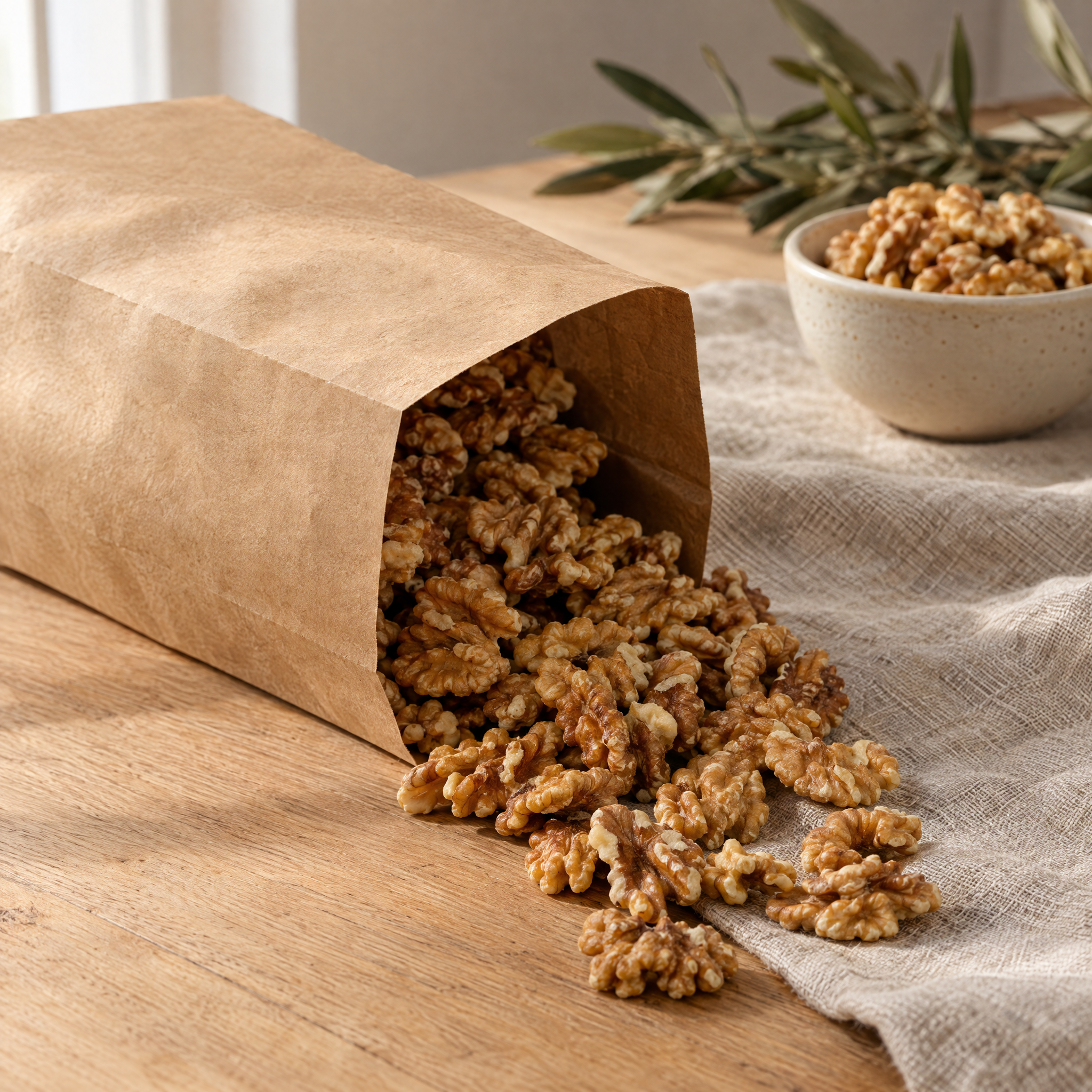 Nozes — 1 kg, 2 ou 3 pacotes · chega lacrado