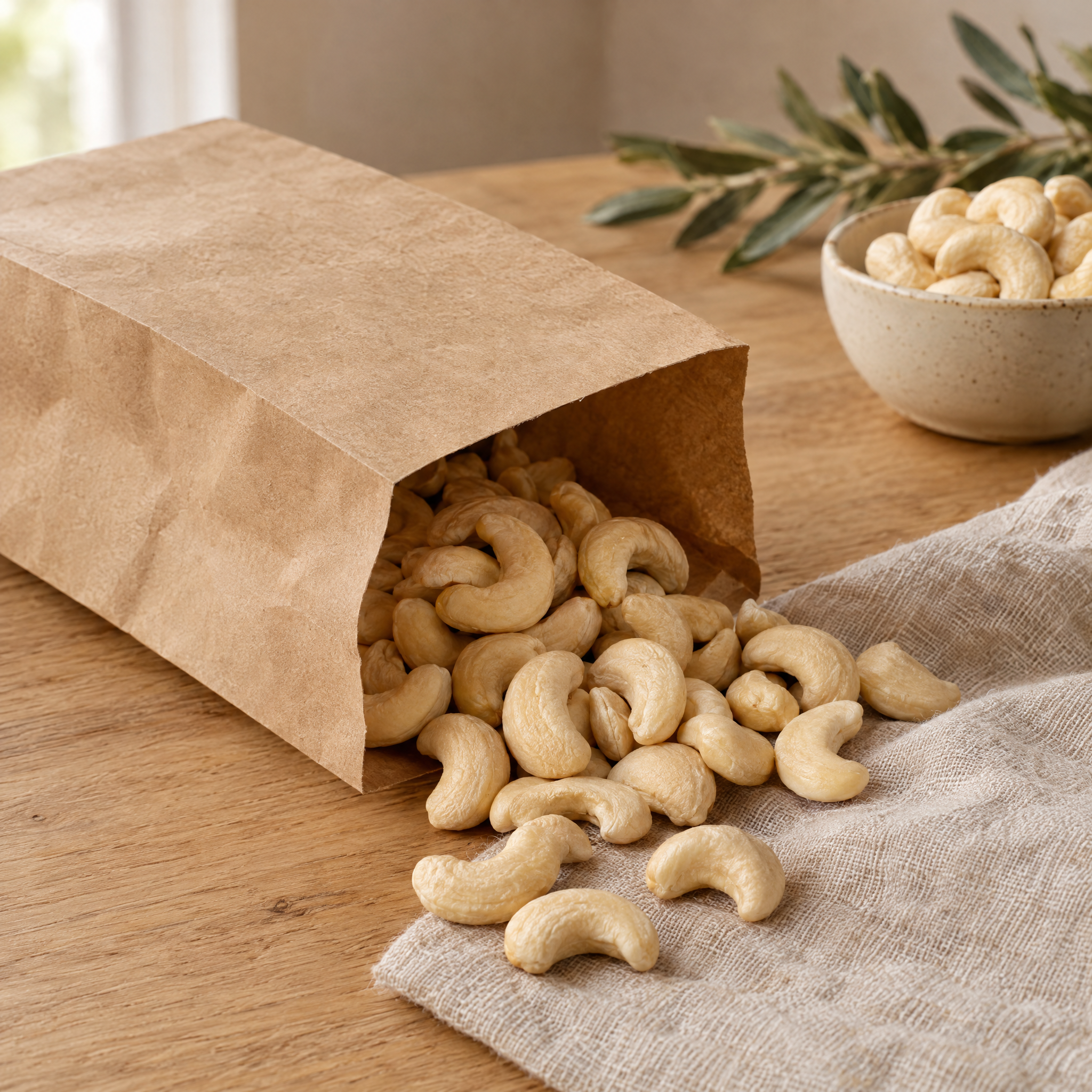 Castanha de caju — 1 kg, 2 ou 3 pacotes · chega lacrado