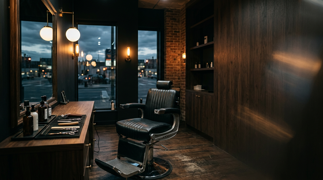 Barber website example