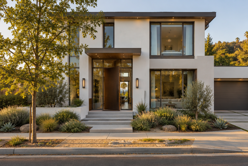 Contemporary spec home in Sherman Oaks