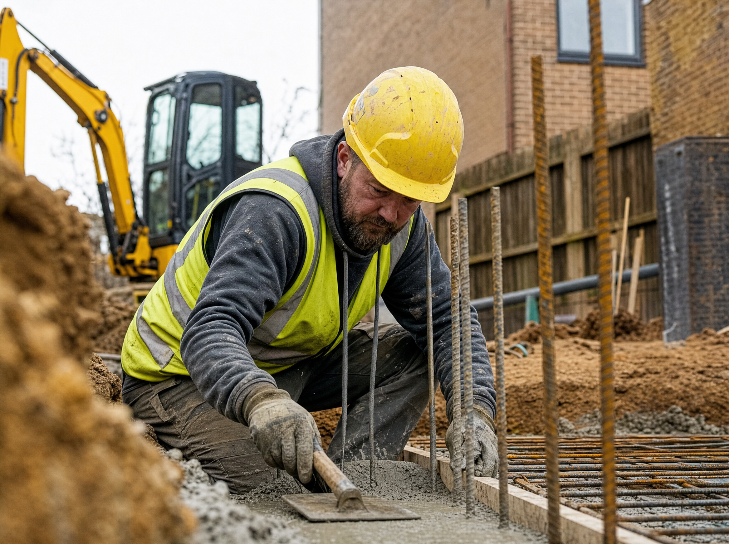 Groundworks in progress