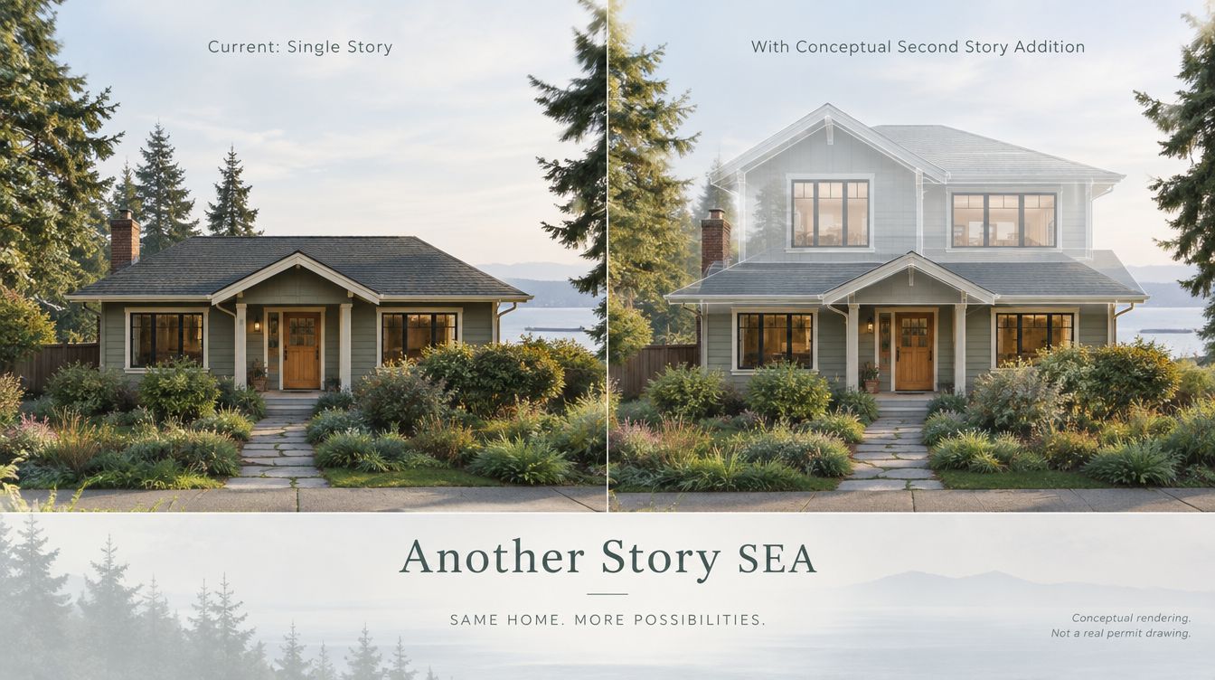 Conceptual before-and-after second-story idea for Another Story SEA