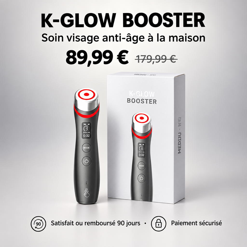 K-Glow Booster et sa boîte