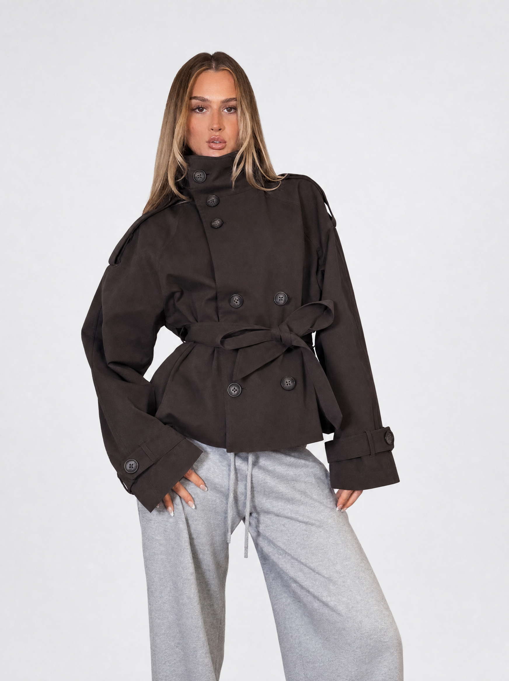 The cropped trench, styled for Margaret Closet